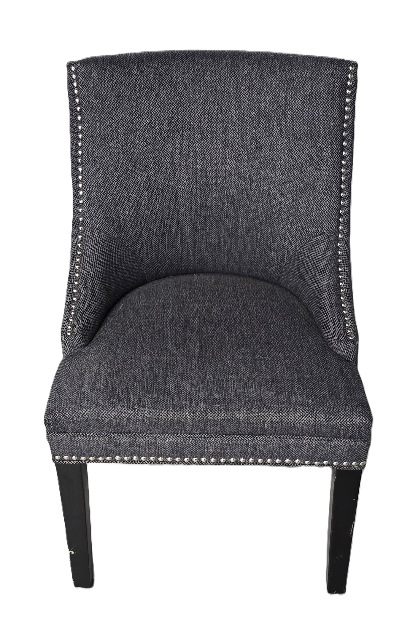 20250818_113125 Grey Nailhead Dining Chair - Image 1
