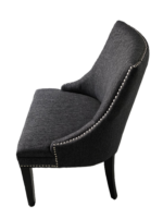 Grey Nailhead Dining Chair - Image 2